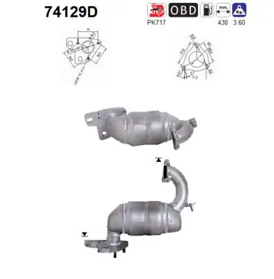 Katalysator AS 74129D