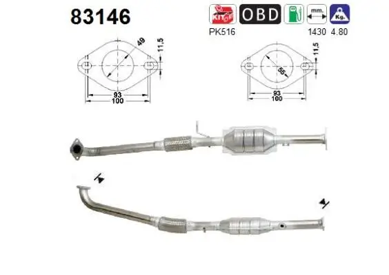 Katalysator AS 83146