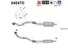 Katalysator hinten AS 84047D