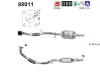 Katalysator hinten AS 88011