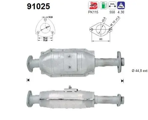 Katalysator AS 91025