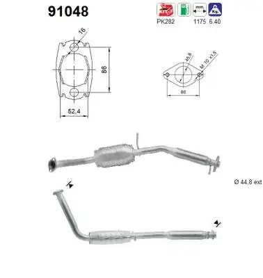 Katalysator AS 91048
