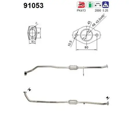 Katalysator AS 91053