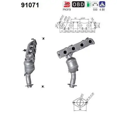 Katalysator AS 91071