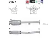 Katalysator hinten AS 91077