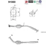 Katalysator hinten AS 91080