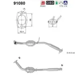 Katalysator hinten AS 91080