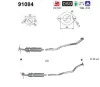 Katalysator hinten AS 91084