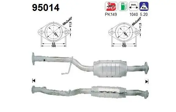 Katalysator AS 95014