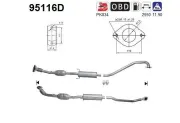Katalysator hinten AS 95116D
