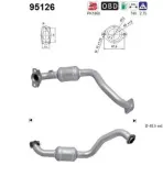 Katalysator hinten AS 95126