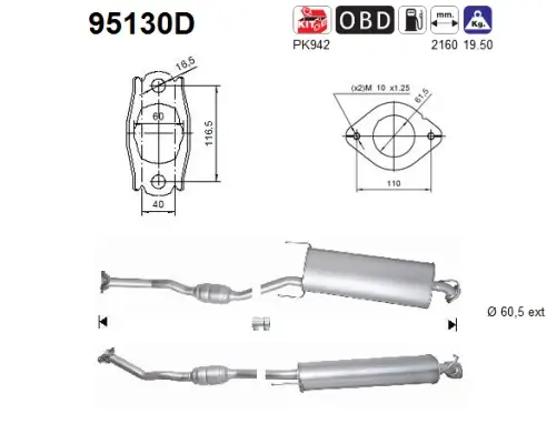 Katalysator AS 95130D