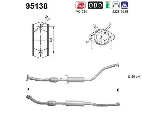 Katalysator AS 95138