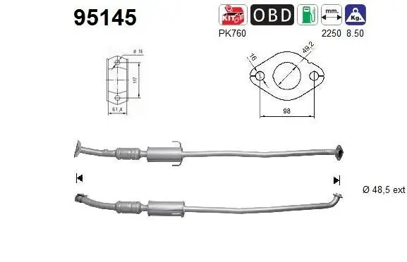 Katalysator AS 95145