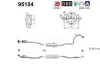 Katalysator hinten AS 95154
