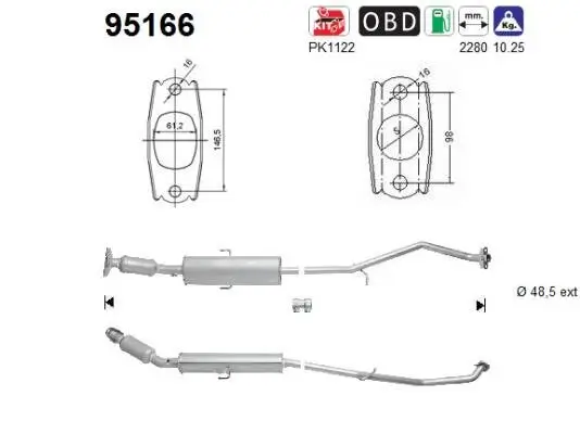 Katalysator AS 95166