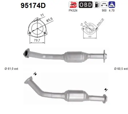 Katalysator AS 95174D