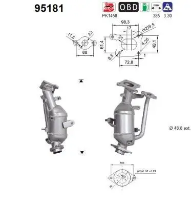 Katalysator AS 95181