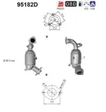 Katalysator vorne AS 95182D