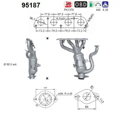 Katalysator AS 95187 Bild Katalysator AS 95187