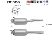 Ruß-/Partikelfilter, Abgasanlage AS FD1005Q
