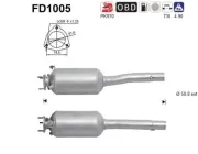 Ruß-/Partikelfilter, Abgasanlage AS FD1005