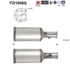 Ruß-/Partikelfilter, Abgasanlage AS FD1006Q