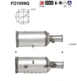 Ruß-/Partikelfilter, Abgasanlage AS FD1009Q