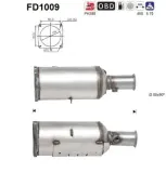 Ruß-/Partikelfilter, Abgasanlage AS FD1009