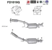 Ruß-/Partikelfilter, Abgasanlage AS FD1018Q