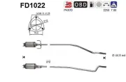 Ruß-/Partikelfilter, Abgasanlage AS FD1022