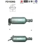 Ruß-/Partikelfilter, Abgasanlage AS FD1026Q