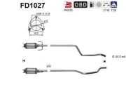 Ruß-/Partikelfilter, Abgasanlage AS FD1027