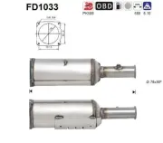 Ruß-/Partikelfilter, Abgasanlage AS FD1033