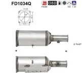 Ruß-/Partikelfilter, Abgasanlage AS FD1034Q