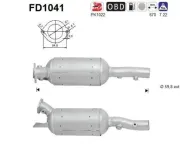 Ruß-/Partikelfilter, Abgasanlage AS FD1041