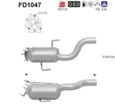 Ruß-/Partikelfilter, Abgasanlage AS FD1047