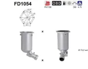 Ruß-/Partikelfilter, Abgasanlage AS FD1054