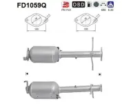 Ruß-/Partikelfilter, Abgasanlage AS FD1059Q