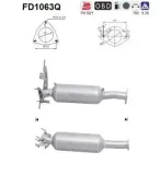 Ruß-/Partikelfilter, Abgasanlage AS FD1063Q