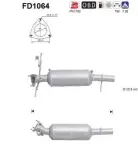 Ruß-/Partikelfilter, Abgasanlage AS FD1064