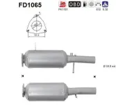 Ruß-/Partikelfilter, Abgasanlage AS FD1065