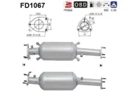 Ruß-/Partikelfilter, Abgasanlage AS FD1067