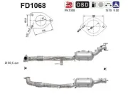 Ruß-/Partikelfilter, Abgasanlage AS FD1068