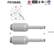 Ruß-/Partikelfilter, Abgasanlage AS FD1084Q