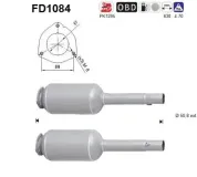 Ruß-/Partikelfilter, Abgasanlage AS FD1084