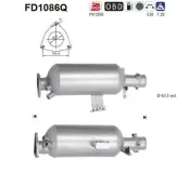 Ruß-/Partikelfilter, Abgasanlage AS FD1086Q