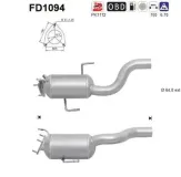 Ruß-/Partikelfilter, Abgasanlage AS FD1094