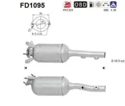 Ruß-/Partikelfilter, Abgasanlage AS FD1095