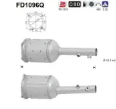 Ruß-/Partikelfilter, Abgasanlage AS FD1096Q